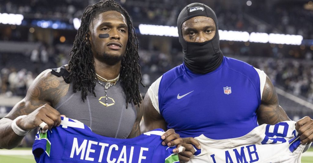 Reuniting WR DK Metcalf with Brian Schottenheimer via trade makes sense for Cowboys