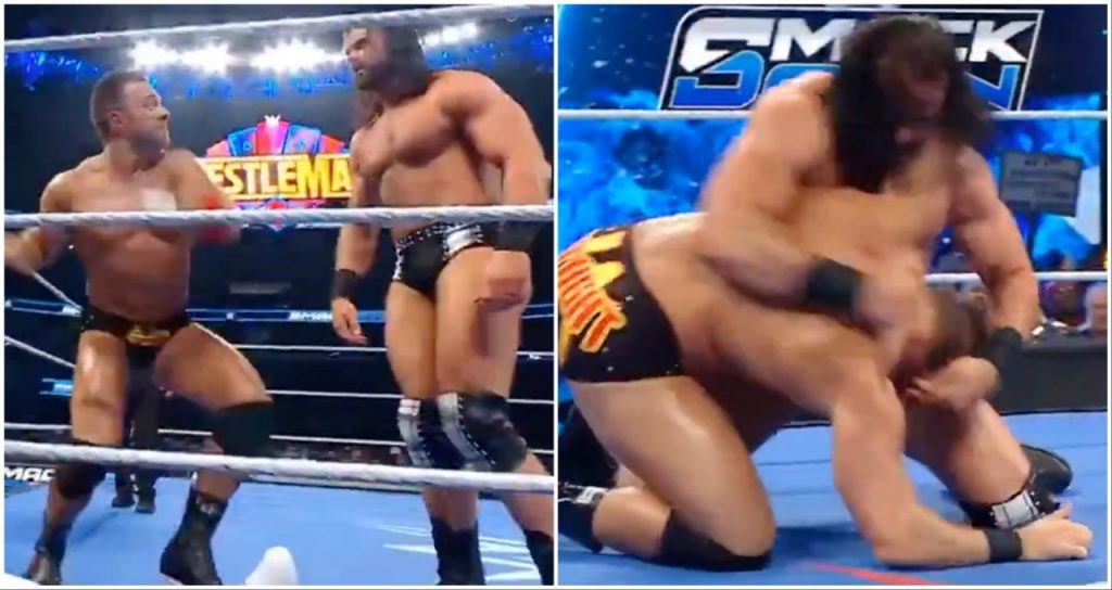 Drew McIntyre & LA Knight Get Into 'Real Fight' During SmackDown Match
