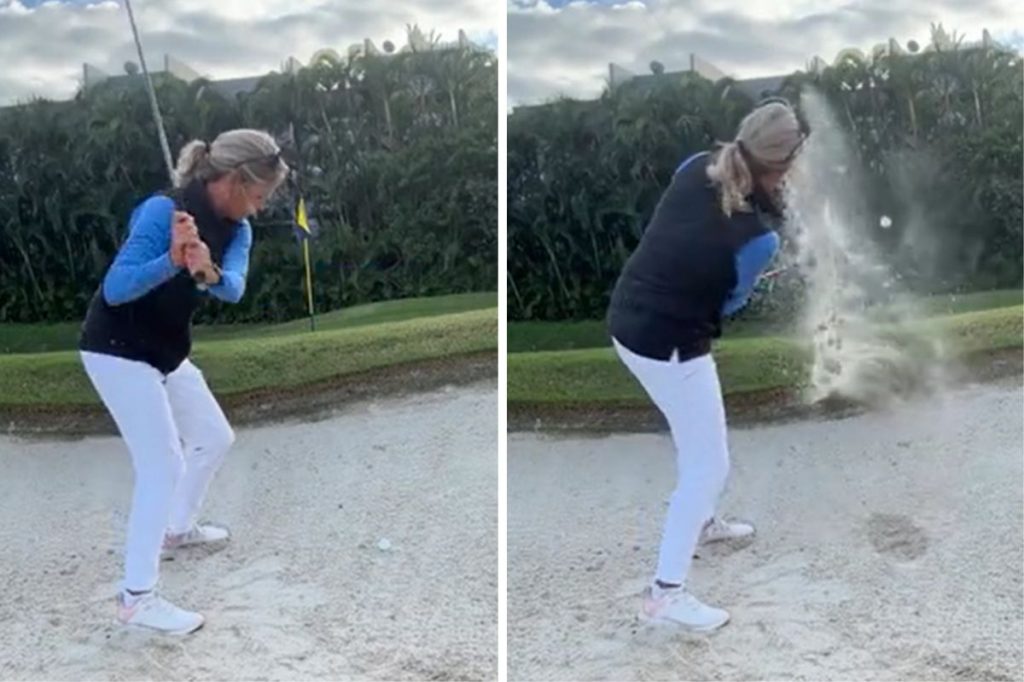 How to Handle an Uphill Lie in a Bunker with Ease