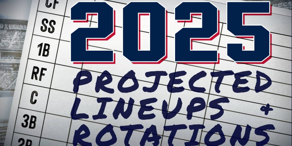 Every team's projected 2025 Opening Day lineup, rotation