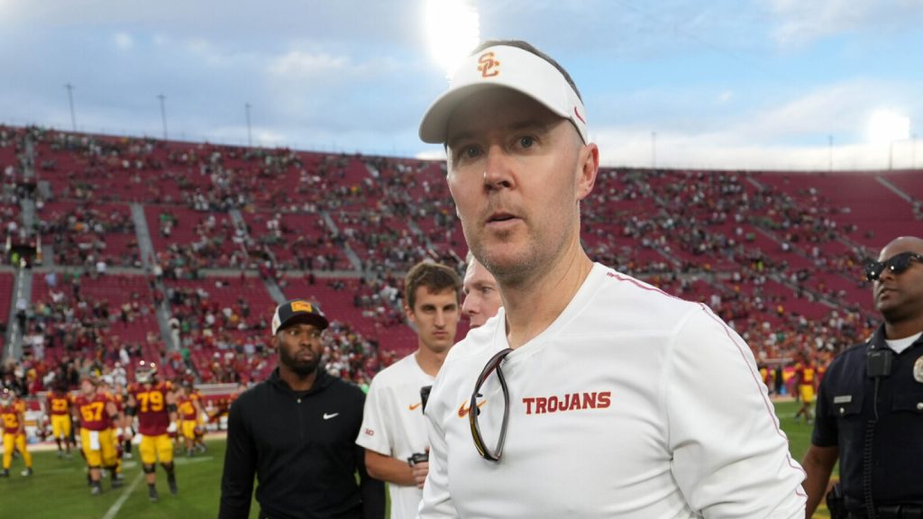 Lincoln Riley addresses L.A. fires and pledges USC's support to community