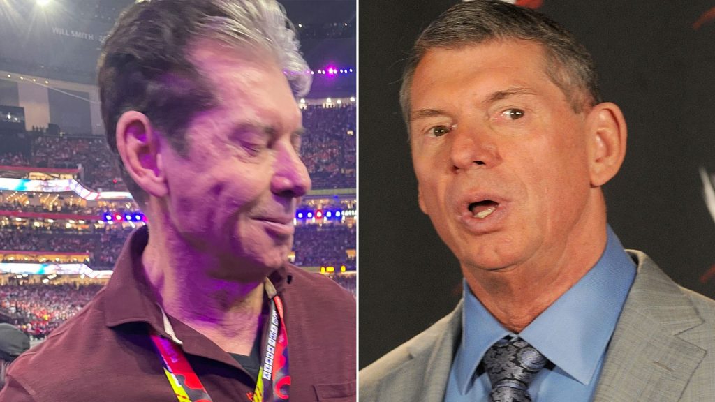 Vince McMahon leaves fans shocked with new look as former WWE boss makes rare public appearance at Super Bowl Vince McMahon leaves fans shocked with new look as former WWE boss makes rare public appearance at Super Bowl