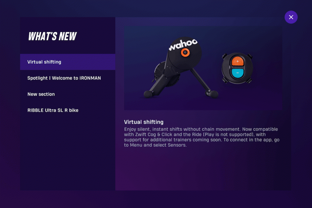 ROUVY Finally Supports Virtual Shifting (Zwift Cog and Zwift Click) ROUVY Finally Supports Virtual Shifting (Zwift Cog and Zwift Click)