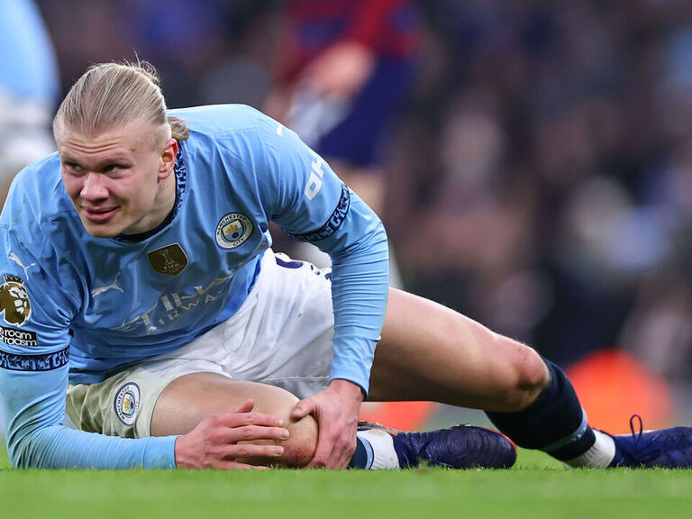 Guardiola hopes Haaland will be fit for Madrid clash after knee issue