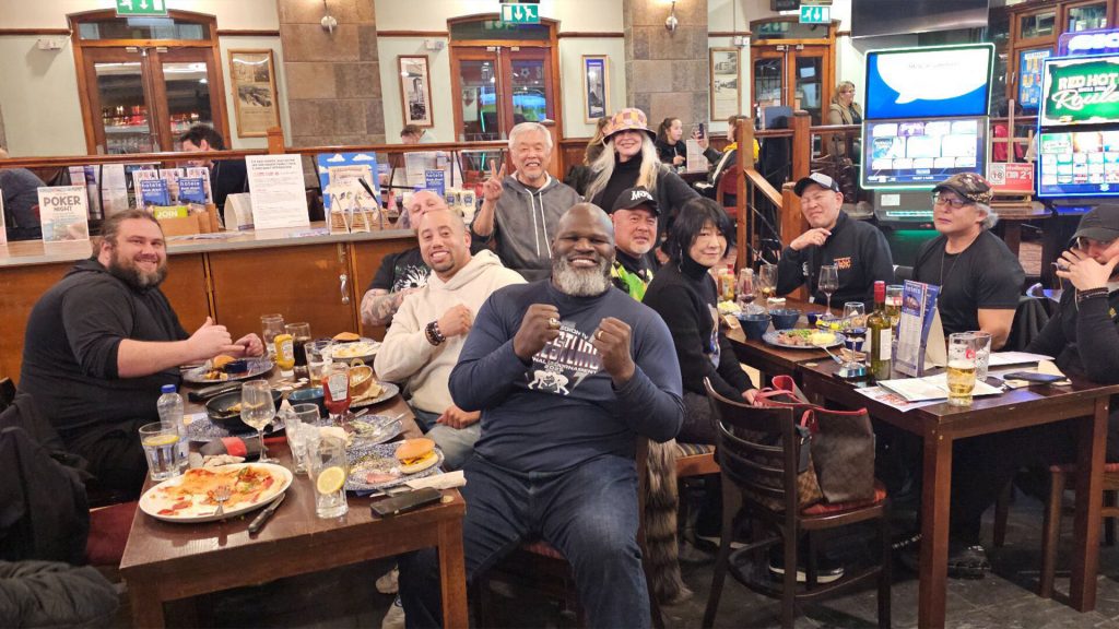 ‘What the heck is this?’ asks disgusted WWE legend after popping into Old Trafford Wetherspoon’s for a bite to eat