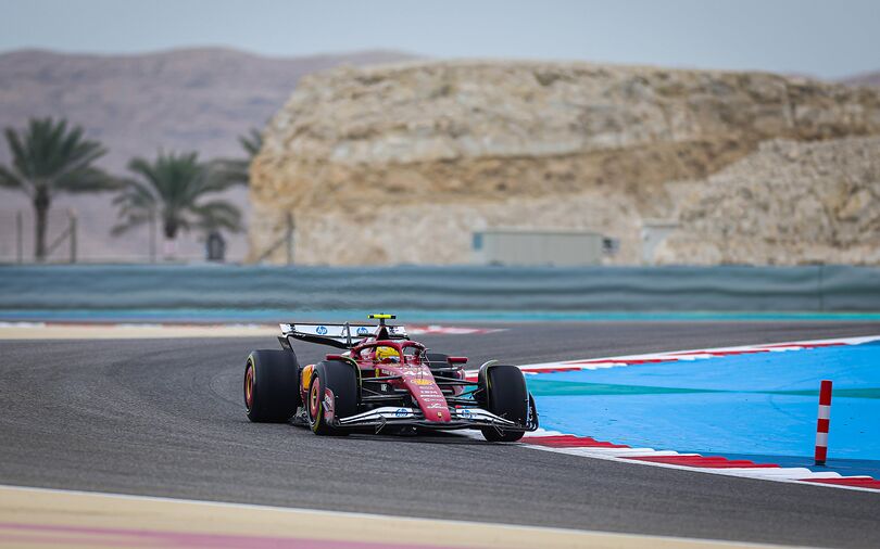 Hamilton ends up quickest on second morning in Bahrain