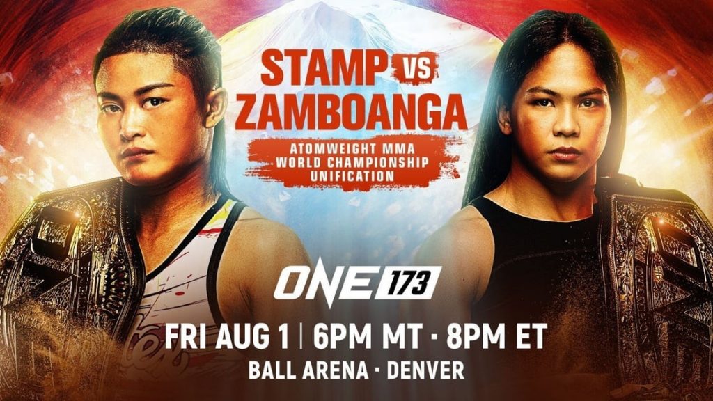 ONE 173 – Stamp Fairtex vs. Denice Zamboanga Announced ONE 173 – Stamp Fairtex vs. Denice Zamboanga Announced