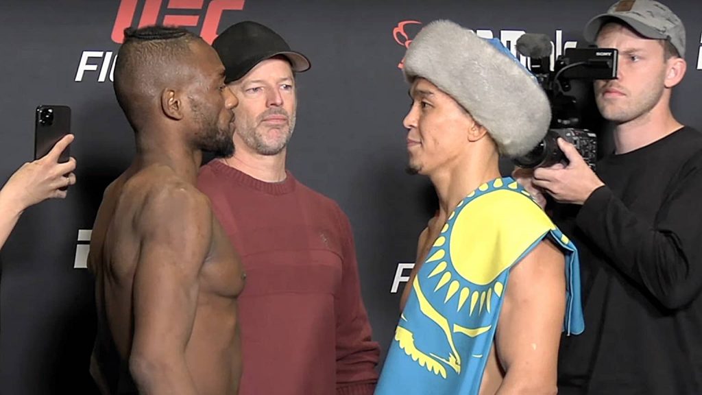 UFC Vegas 103: Kape vs. Almabayev Face-Offs Video