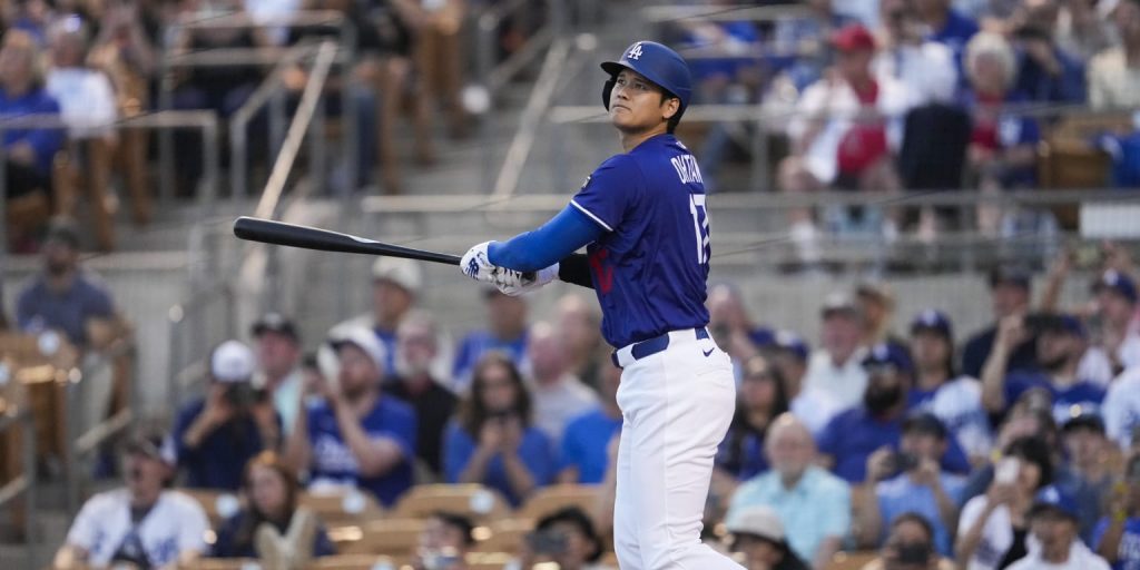 Ohtani homers in first spring at-bat, a good sign for shoulder Ohtani homers in first spring at-bat, a good sign for shoulder