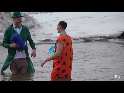 Sights and Sounds From the Olcott Polar Bear Swim | The Buffalo News Sights and Sounds From the Olcott Polar Bear Swim | The Buffalo News