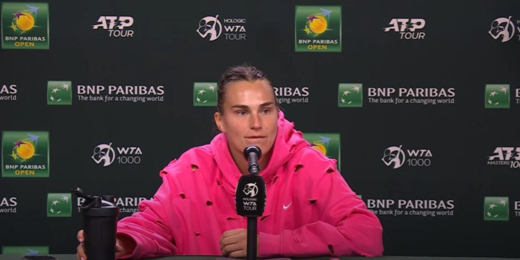 Aryna Sabalenka acknowledges heartbreak of Australian Open final loss in Indian Wells Aryna Sabalenka acknowledges heartbreak of Australian Open final loss in Indian Wells