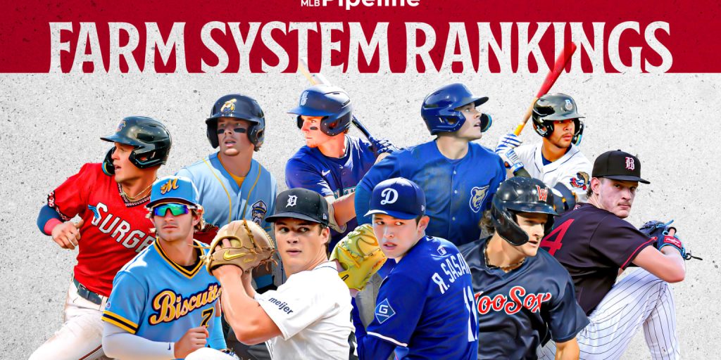 Here are the 2025 farm system rankings — with a new No. 1 Here are the 2025 farm system rankings — with a new No. 1