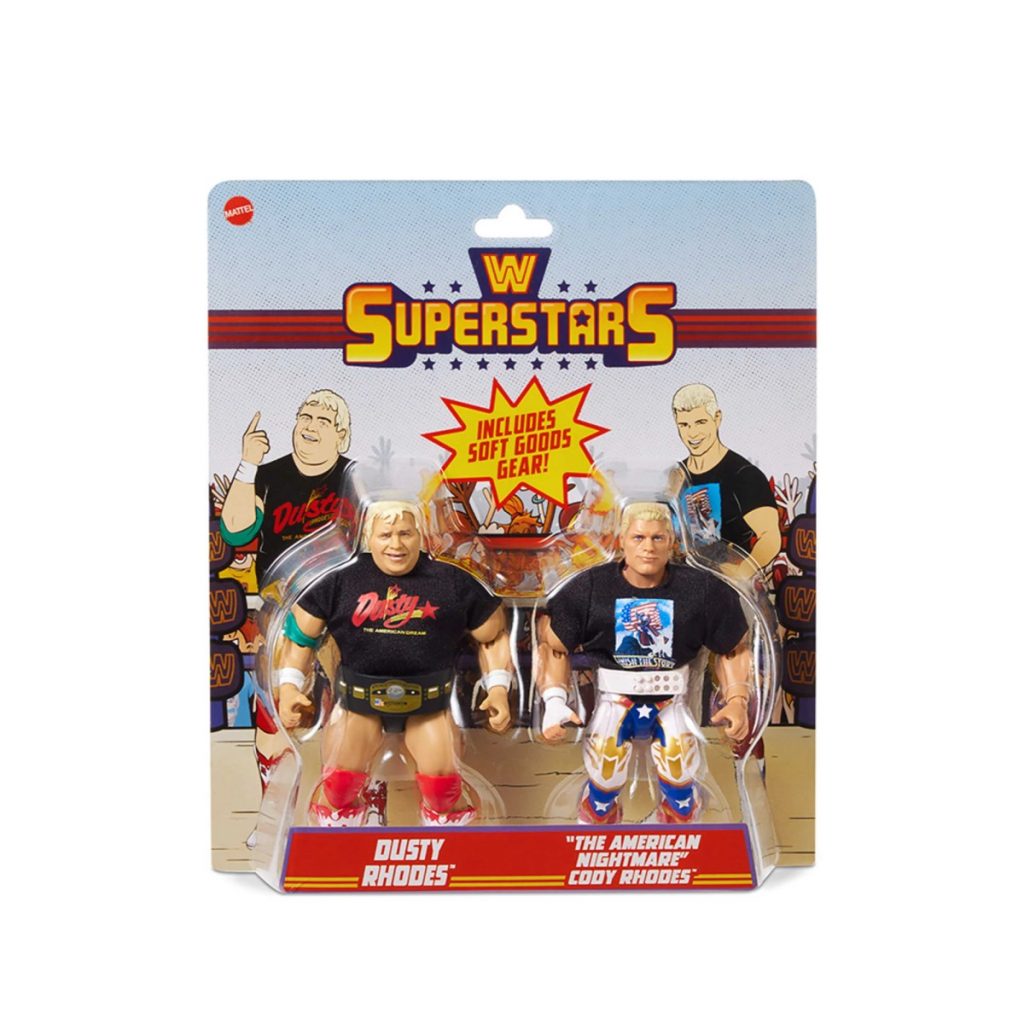 Dusty & Cody Rhodes WWE Superstars 2-Pack Available Now On Mattel Creations Dusty & Cody Rhodes WWE Superstars 2-Pack Available Now On Mattel Creations