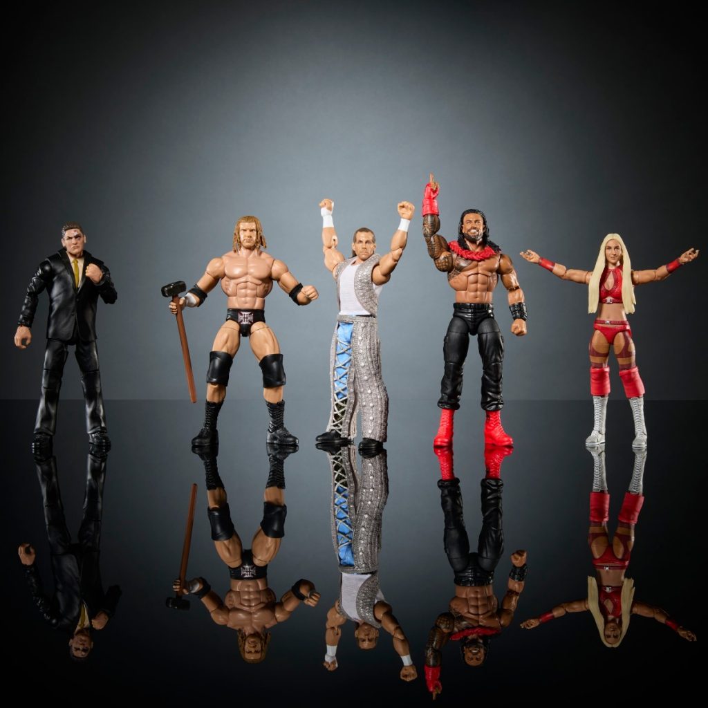 Amazon Pre-Order Alert: WWE SummerSlam Elites: Triple H, Shawn Michaels, Roman Reigns & Charlotte