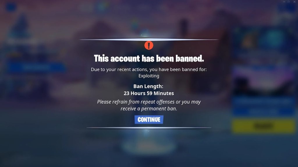 Fortnite IP Ban Wave Coming to Combat Account selling