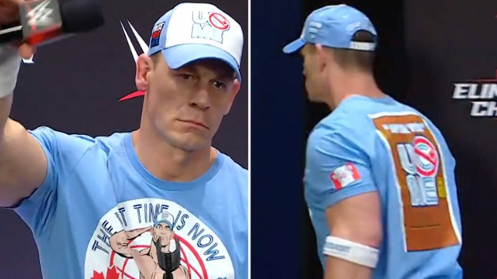 John Cena walks out of press conference after just 15 seconds after turning heel in one of WWE’s biggest ever shocks John Cena walks out of press conference after just 15 seconds after turning heel in one of WWE’s biggest ever shocks