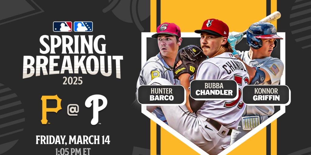 LIVE: Pirates-Phillies Spring Breakout LIVE: Pirates-Phillies Spring Breakout