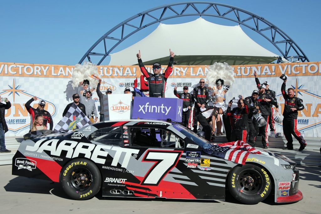 Justin Allgaier Claims His First Las Vegas Victory in the  NASCAR Xfinity Series