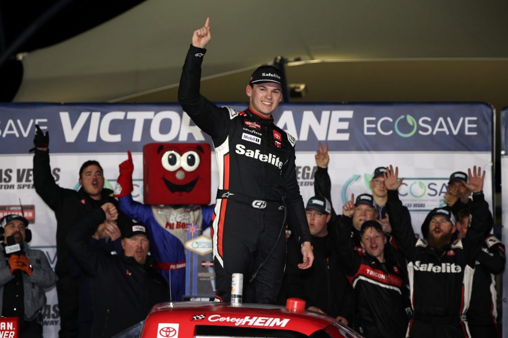 Corey Heim and His Pit Crew Claim another NASCAR Truck Series Victory at Las Vegas