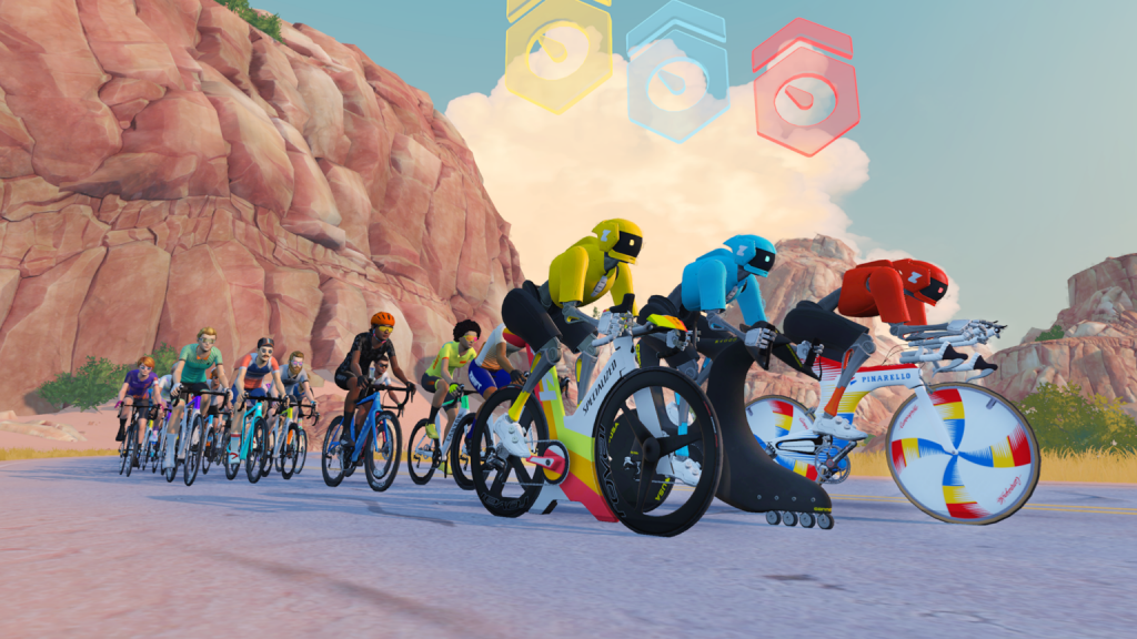 Zwift Drop Shop Offers New Halo Bikes Like the Cannondale R4000 Roller Blade