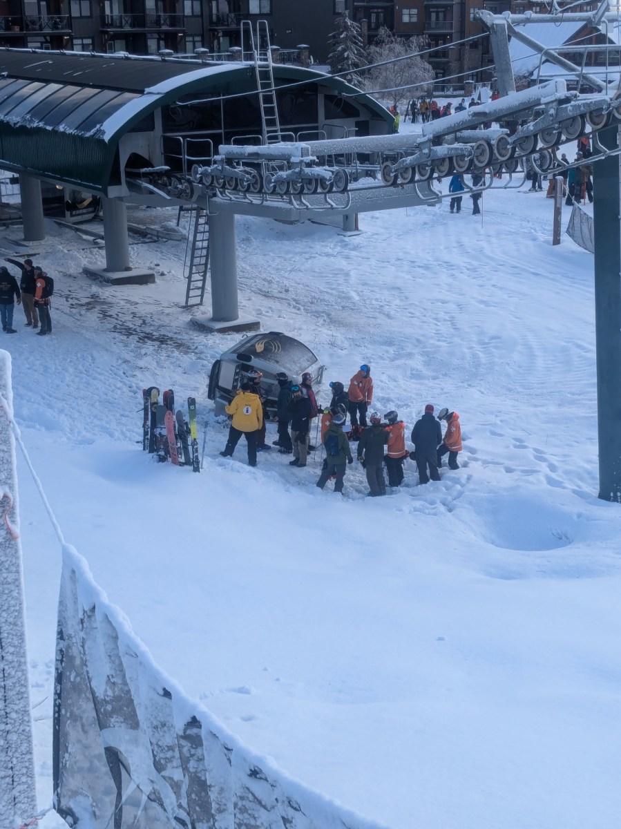 Gondola Falls From Kicking Horse’s Golden Eagle Express