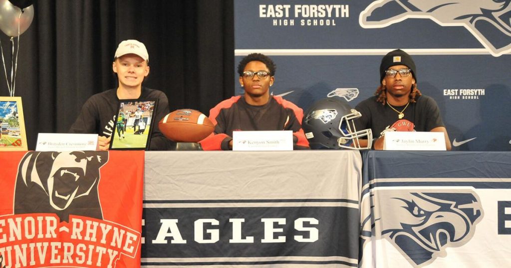 Eagle football players to play at next level