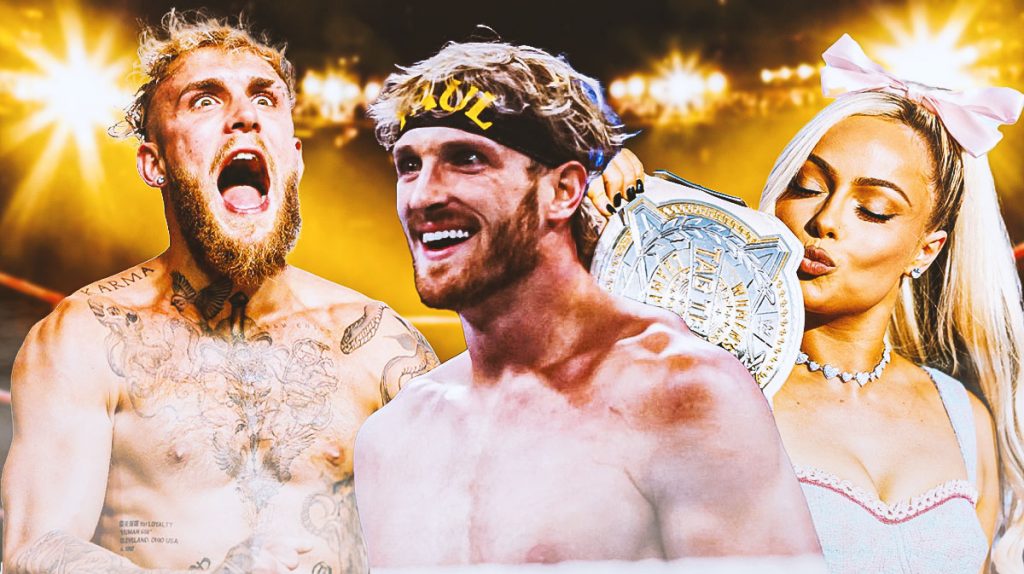Logan Paul hits WWE’s Liv Morgan with Jake Paul roast