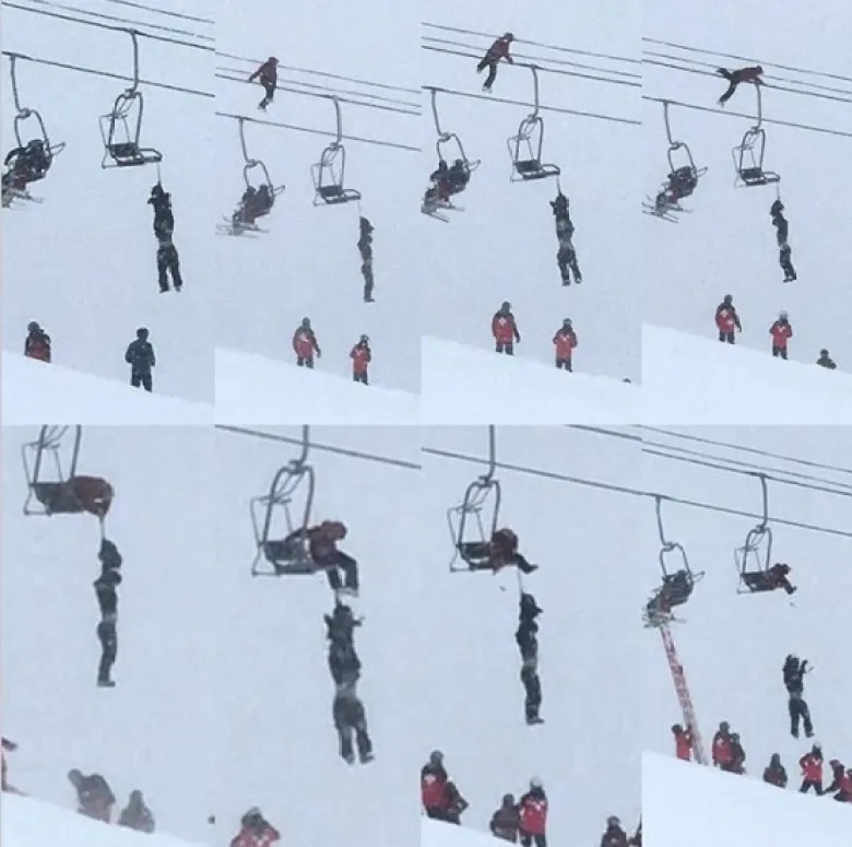 Remembering The Hero Who Saved Skier Strangled Unconscious By Backpack (Climbed Pole and Shimmied Across Cable)