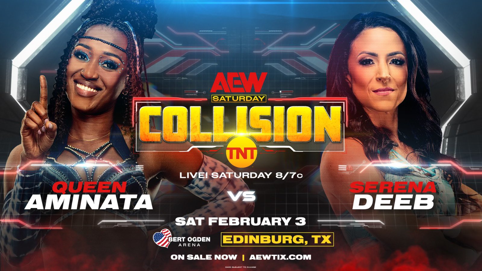 Queen Aminata vs. Serena Deeb Added To Feb. 3 Collision