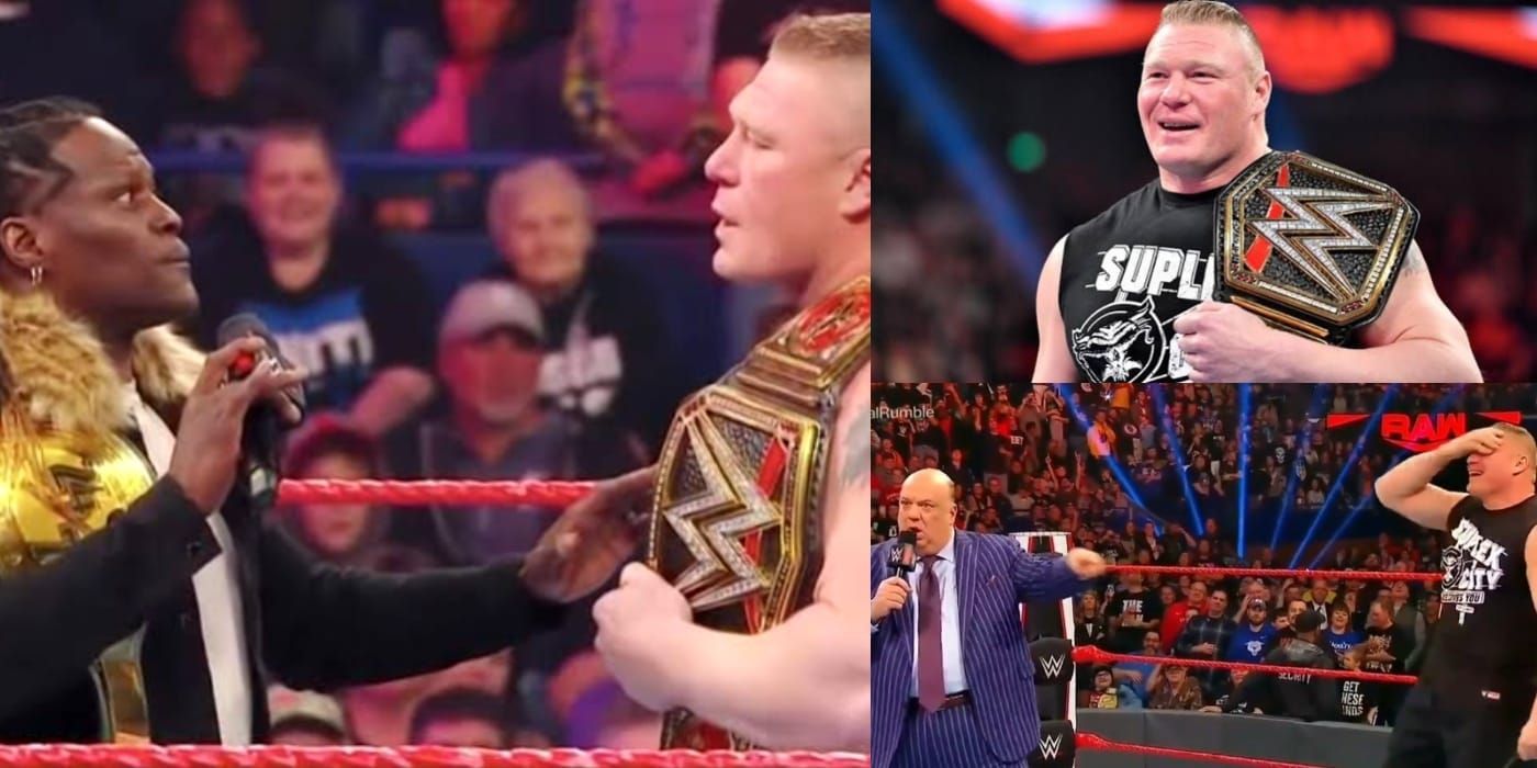 How R-Truth Got Brock Lesnar To Break Character In WWE