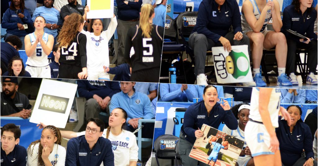 How football and funny cardboard signs helped this Ivy League team win its first NCAA Tournament game