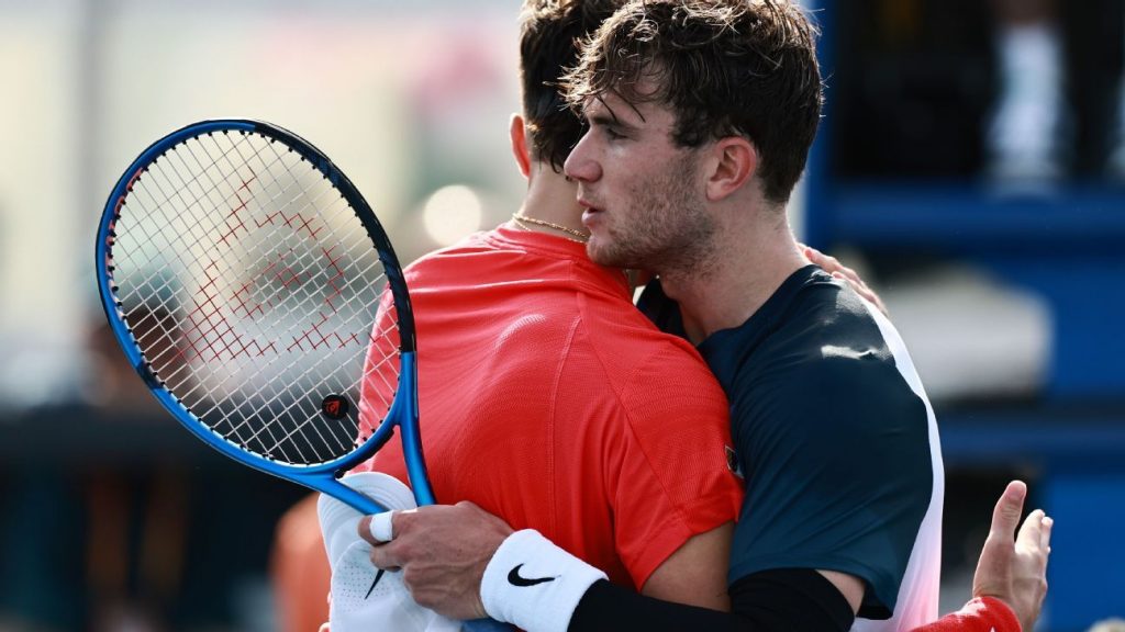 Draper shocked by Mensik in fan-disrupted defeat Draper shocked by Mensik in fan-disrupted defeat
