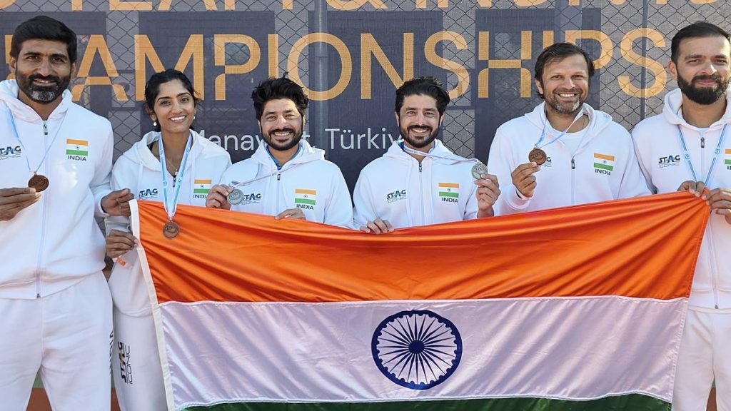 India wins two silver and two bronze in ITF Masters World Championship India wins two silver and two bronze in ITF Masters World Championship