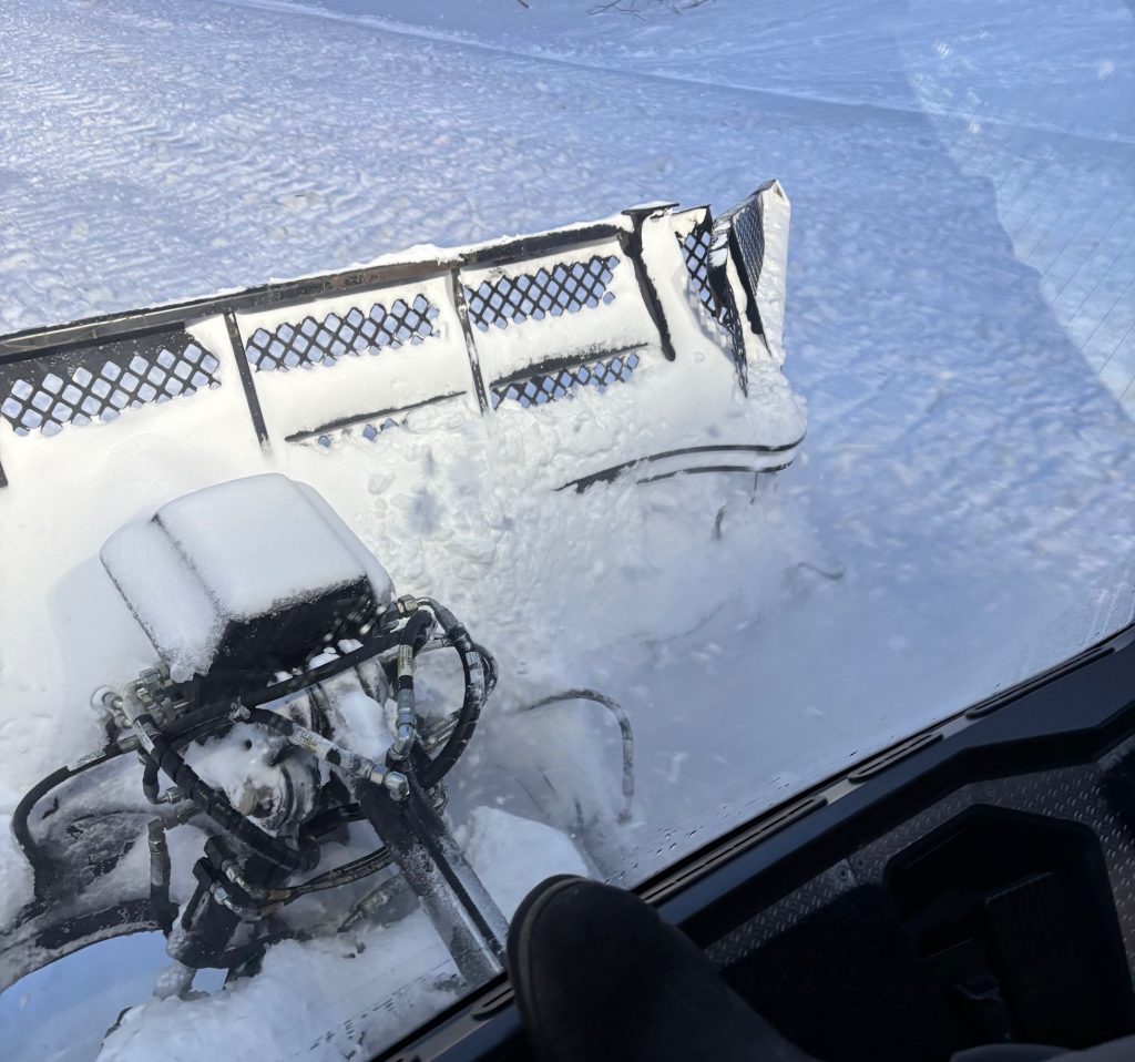 Inside a Snow Cat Inside a Snow Cat