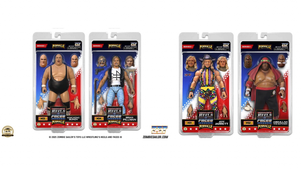 Packaging Revealed for Zombie Sailor Toys’ Heels And Faces Pinnacle Collection Packaging Revealed for Zombie Sailor Toys’ Heels And Faces Pinnacle Collection