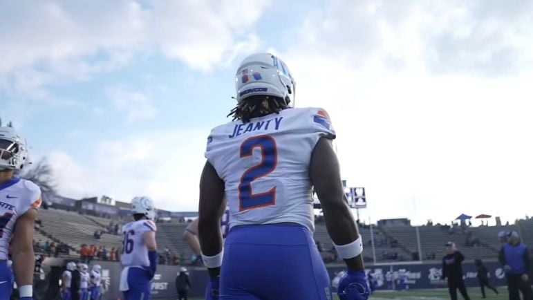 Steelers RBs Coach Eddie Faulkner At Boise State Pro Day To See Ashton Jeanty