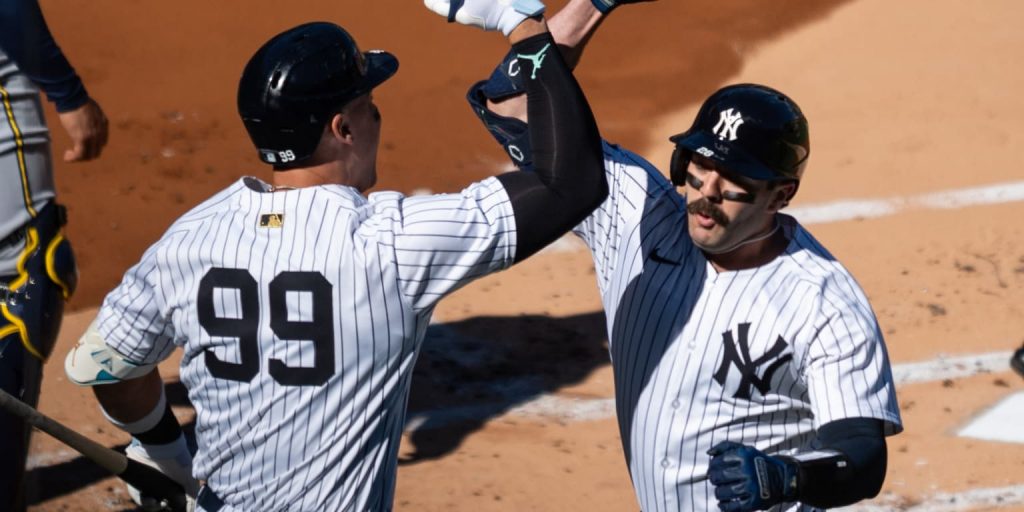 First Yankees catcher ever to bat leadoff crushes HR to start season