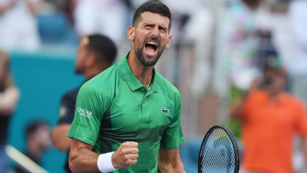 Djokovic beats Korda, advances to semifinals in push for 7th Miami title