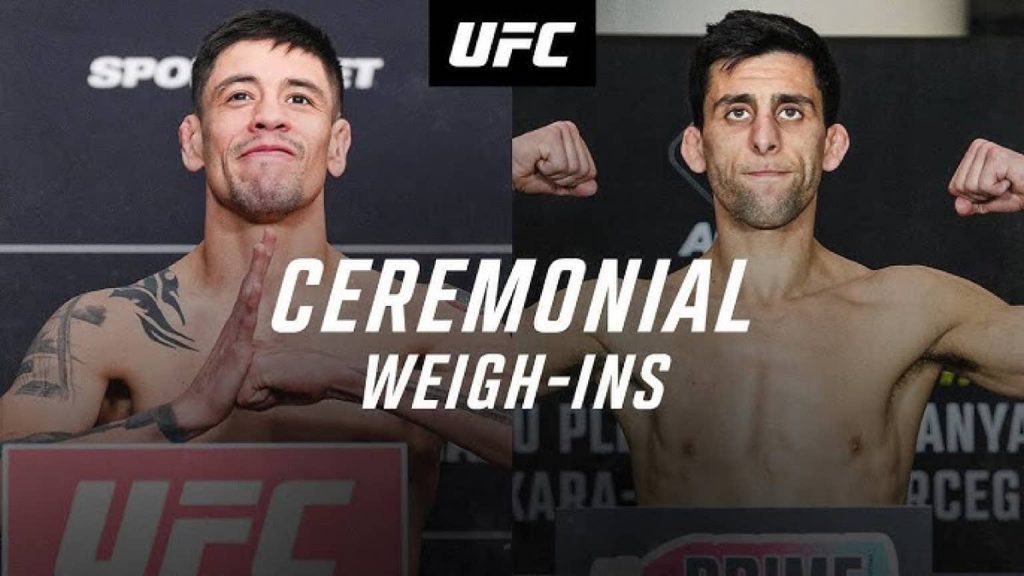UFC Mexico City: Moreno vs. Erceg Ceremonial Weigh-In UFC Mexico City: Moreno vs. Erceg Ceremonial Weigh-In