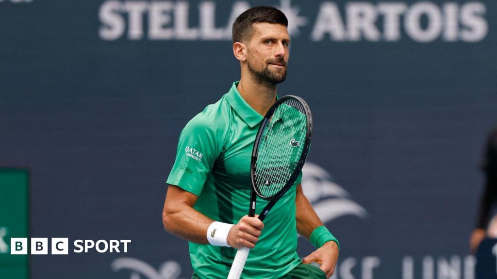 Djokovic reaches Miami final to close on 100th title Djokovic reaches Miami final to close on 100th title