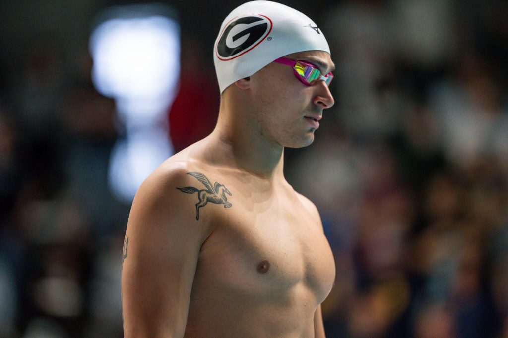 Georgia’s Luca Urlando Demolishes Own 200 Fly NCAA Record (1:36.43) En Route To 1st NCAA Title Georgia’s Luca Urlando Demolishes Own 200 Fly NCAA Record (1:36.43) En Route To 1st NCAA Title