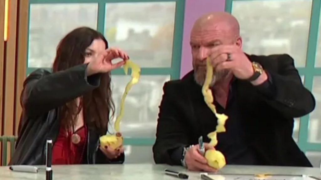 ‘He looks so bewildered’ – Confused WWE legend Triple H leaves Sunday Brunch studio early in baffling live TV appearance ‘He looks so bewildered’ – Confused WWE legend Triple H leaves Sunday Brunch studio early in baffling live TV appearance