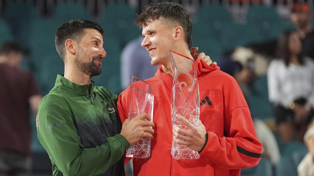 Djokovic says losing to protege Mensik makes Miami defeat easier to take