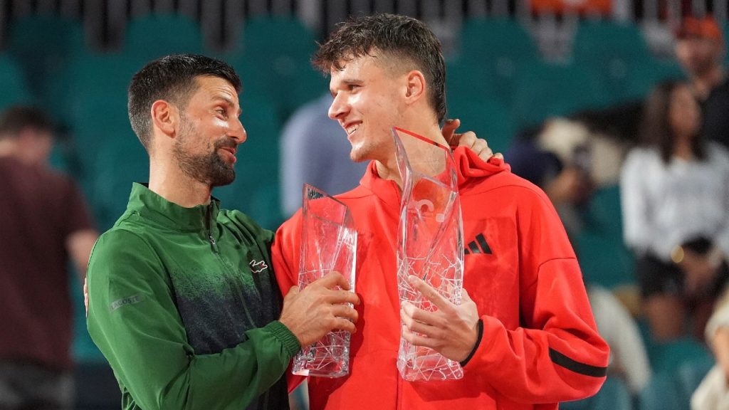 Jakub Mensik stuns Novak Djokovic to capture first ATP title at Miami Open Jakub Mensik stuns Novak Djokovic to capture first ATP title at Miami Open