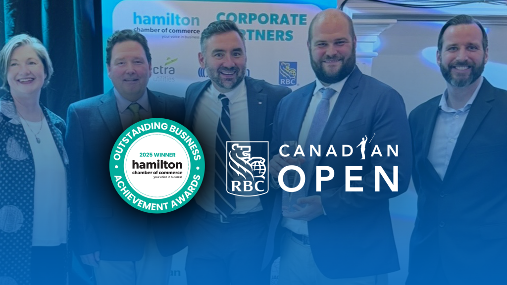 2024 RBC Canadian Open named Tourism Champion of the Year by Hamilton Chamber of Commerce and Tourism Hamilton
