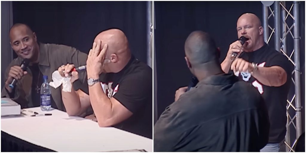 WWE Release Behind-the-Scenes Footage of The Rock and Stone Cold Before WrestleMania 19