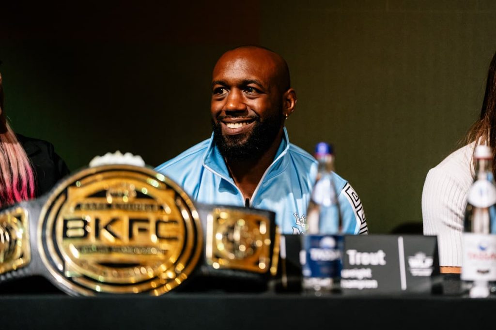 BKFC Dubai press conference photos: Trout faces Trinidad, Hart meets Emery & more