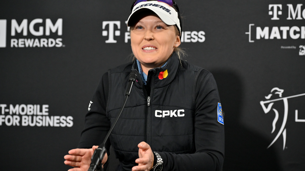 Canada’s Brooke Henderson win in another rout and Nelly Korda hangs on in LPGA Match Play