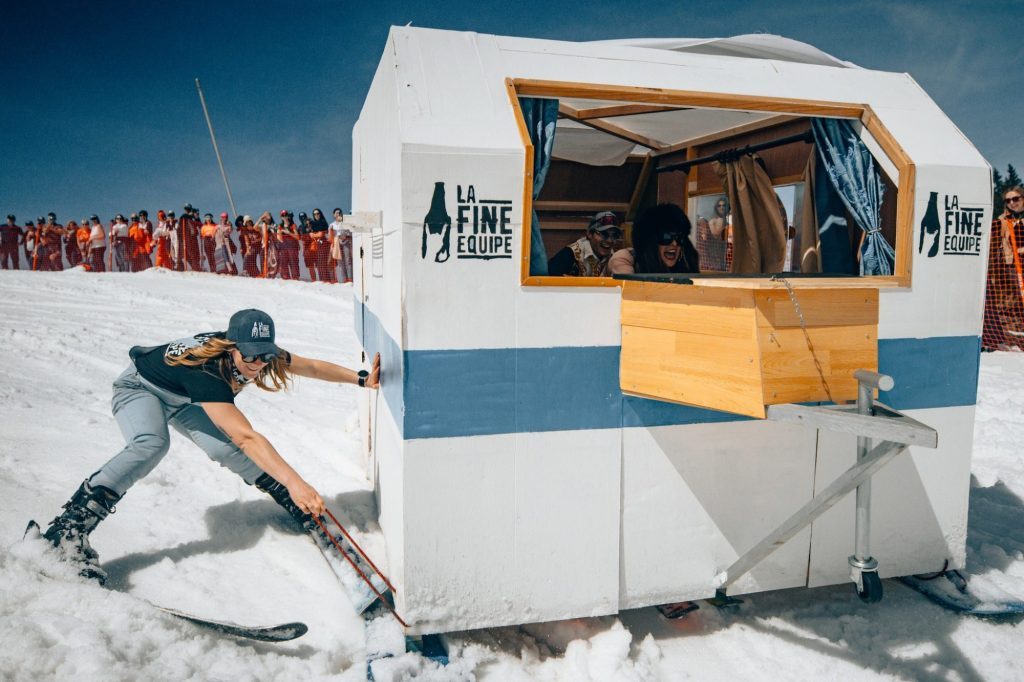 A Crazy Spring Ski Race