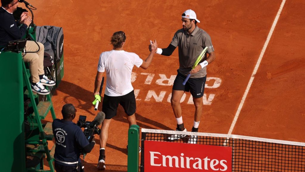 Top-seeded Zverev falls to Berrettini in 2nd round